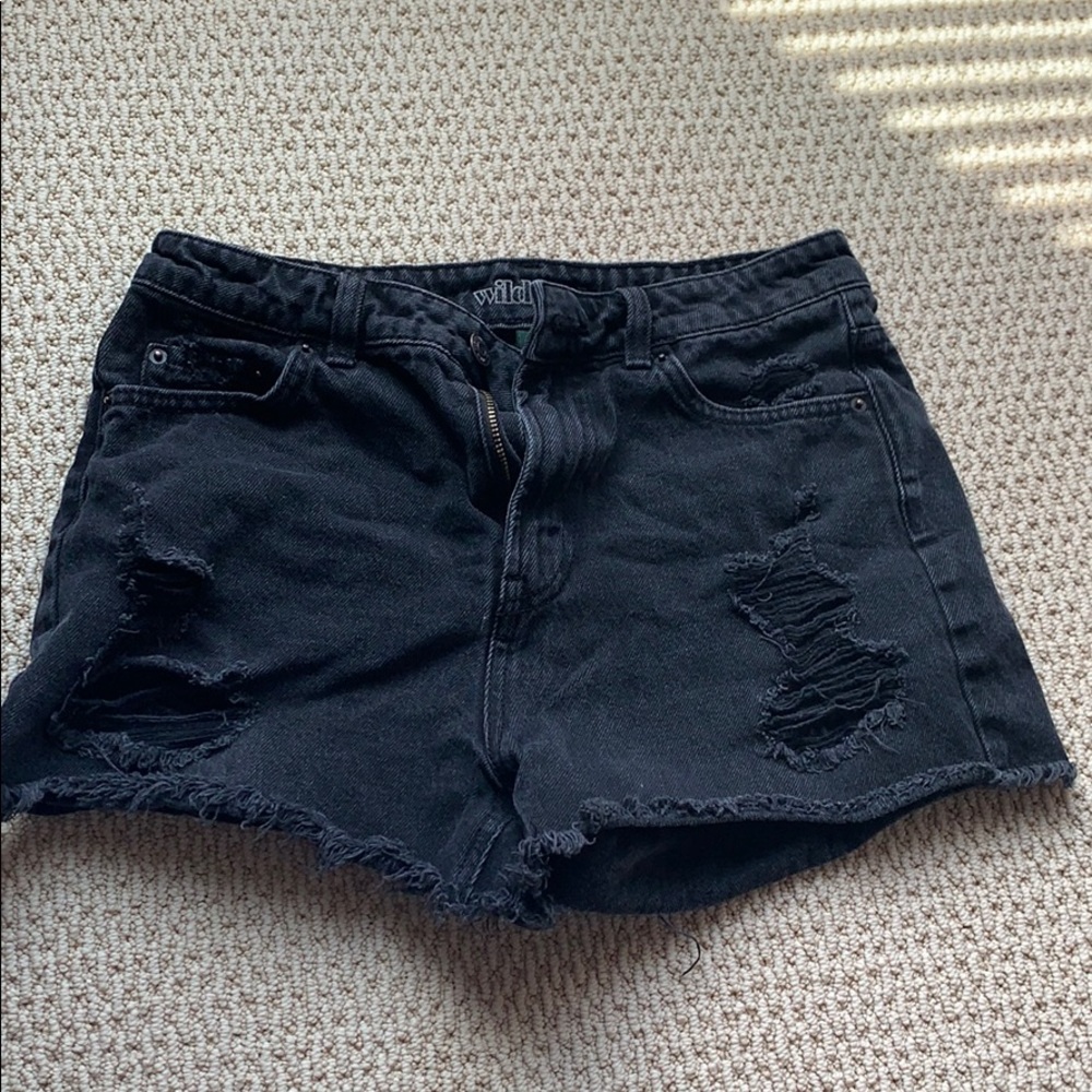 Black Wild Fable Jean Shorts
